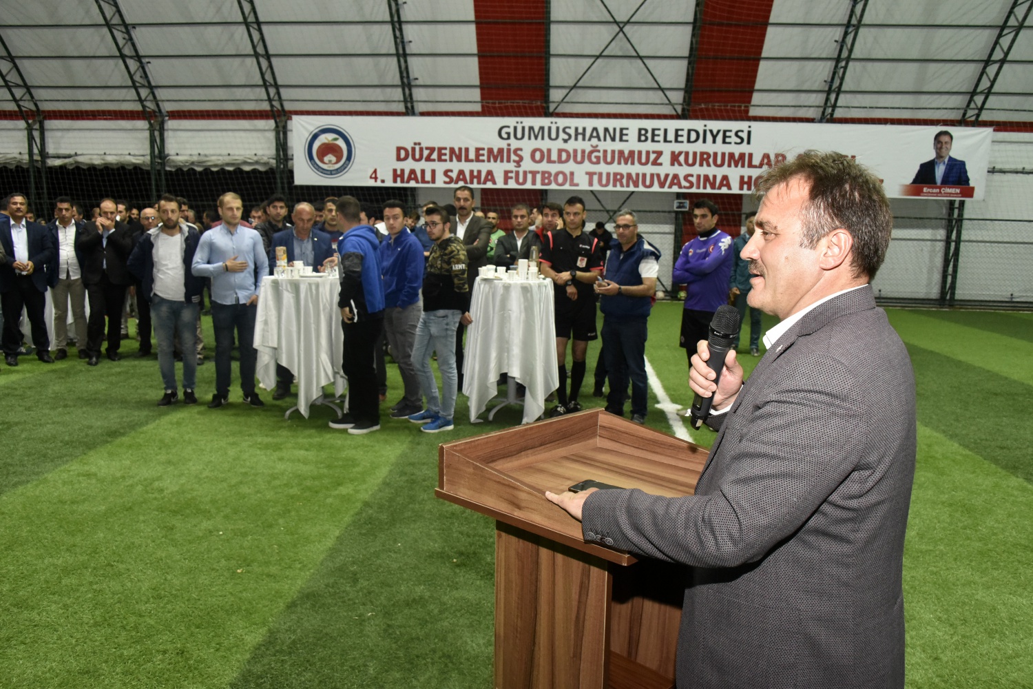 Gümüşhane’de kurumlararası halı saha turnuvasının şampiyonu Belediye oldu 21