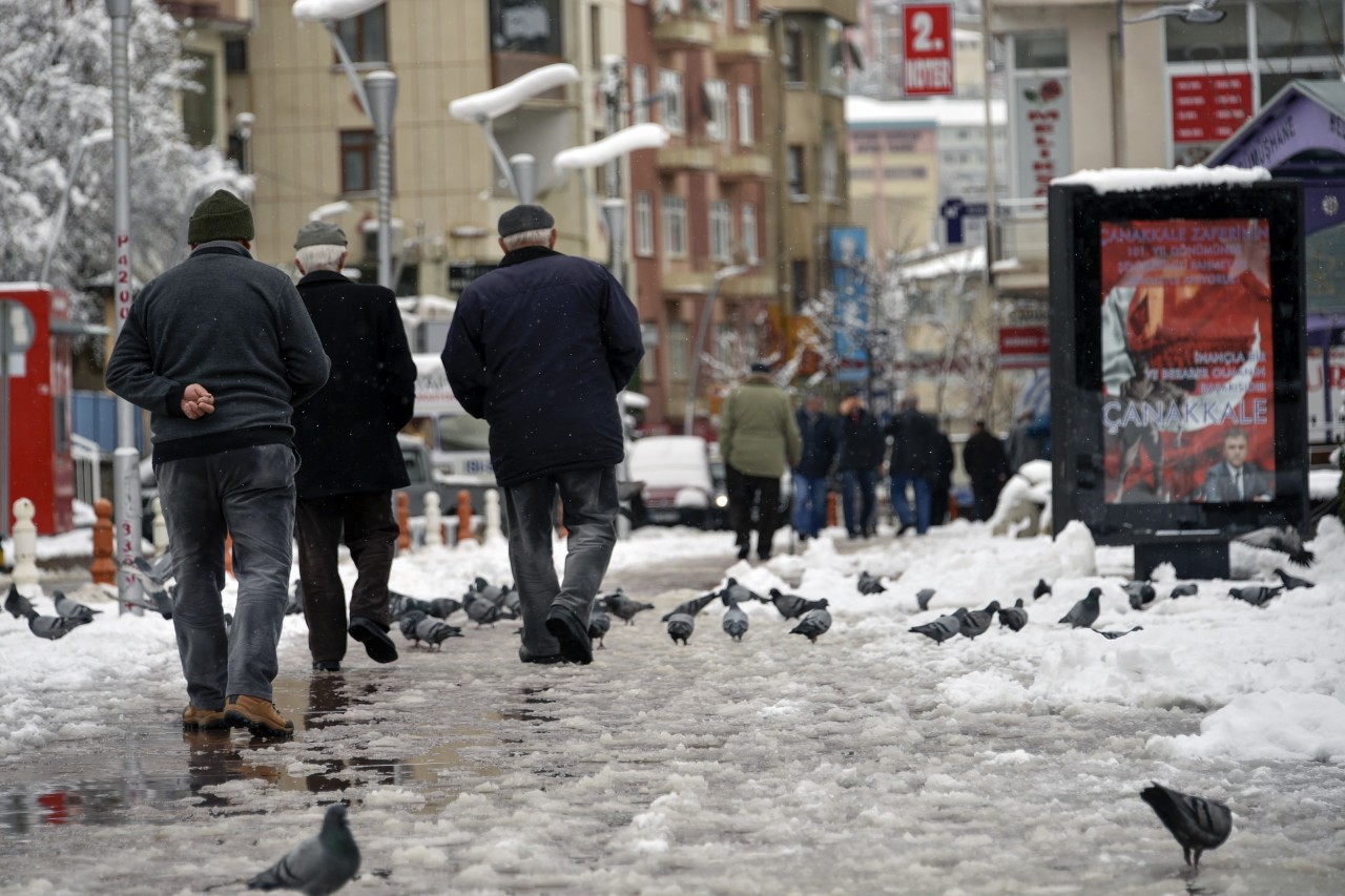 Gümüşhane 20 Mart'ta beyaza büründü 5