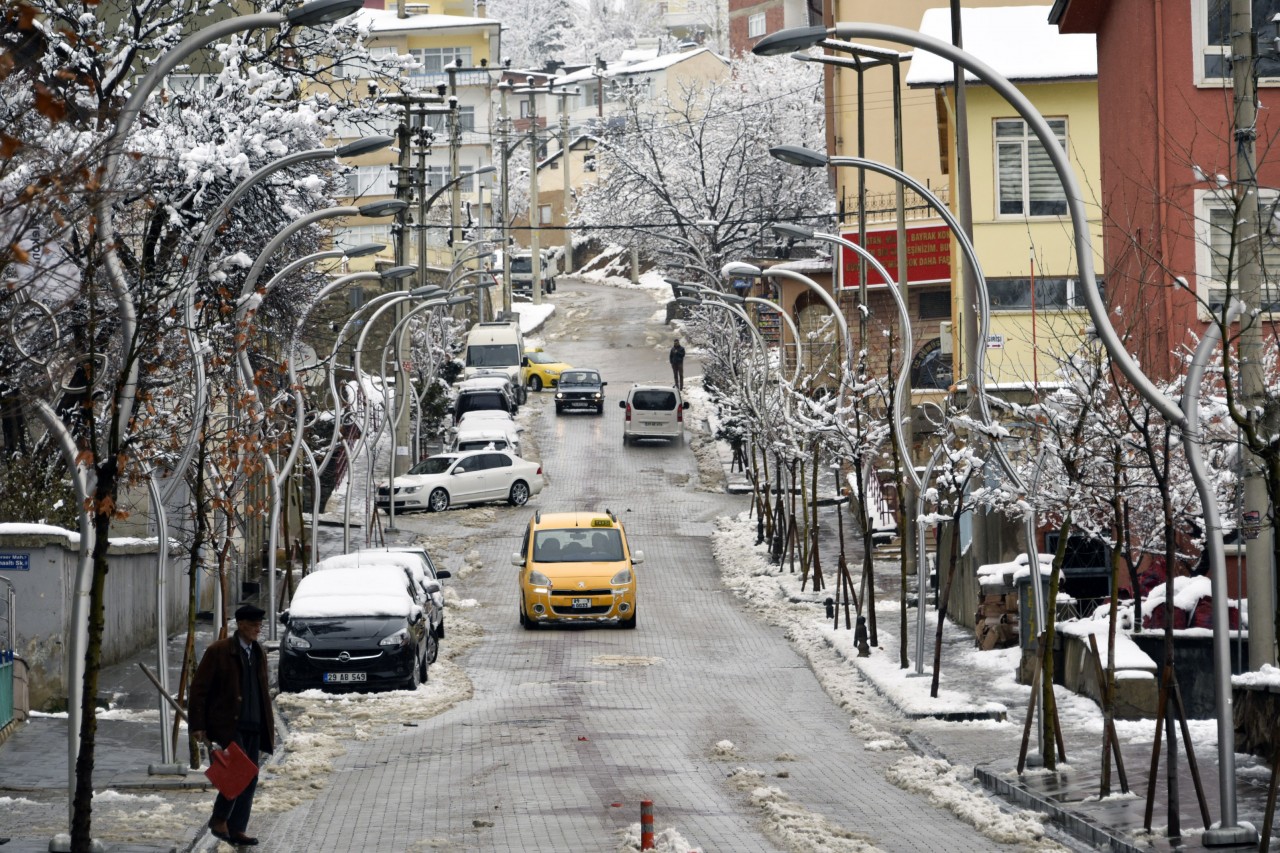 Gümüşhane 20 Mart'ta beyaza büründü 6