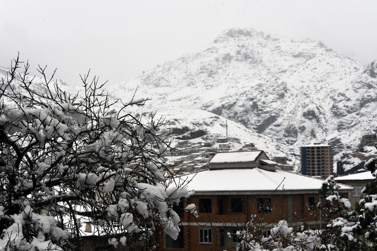 Gümüşhane 20 Mart'ta beyaza büründü 10