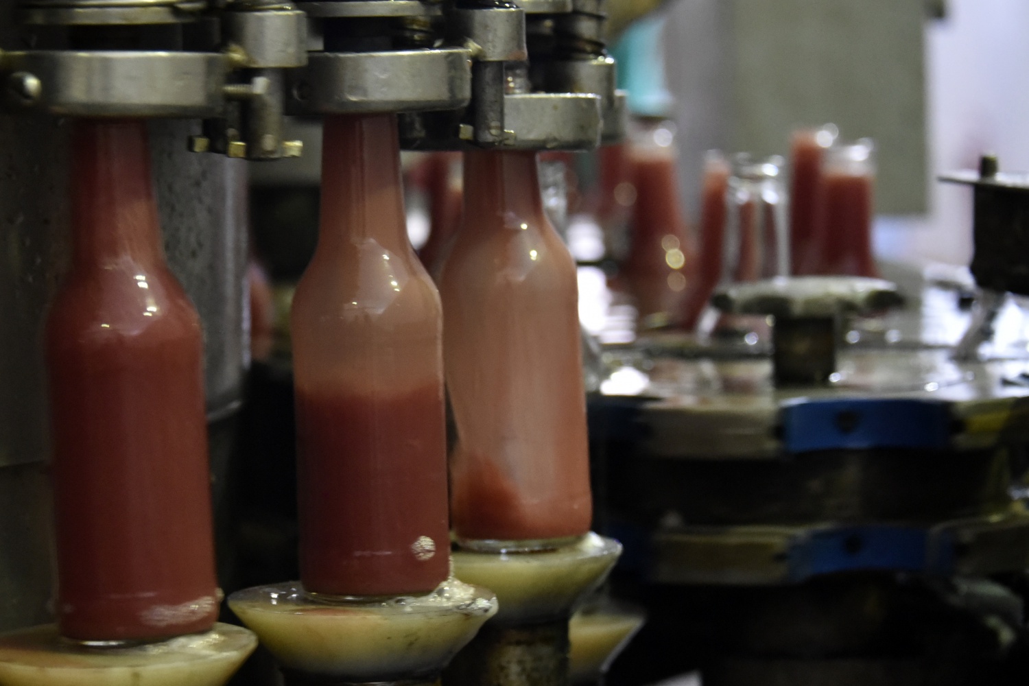 Fabrikanın bahçesi kırmızı renge büründü 9