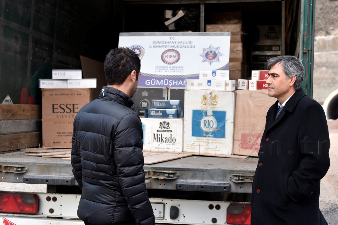 Gümüşhane’de 190 Bin Paket Kaçak Sigara Ele Geçirildi 4