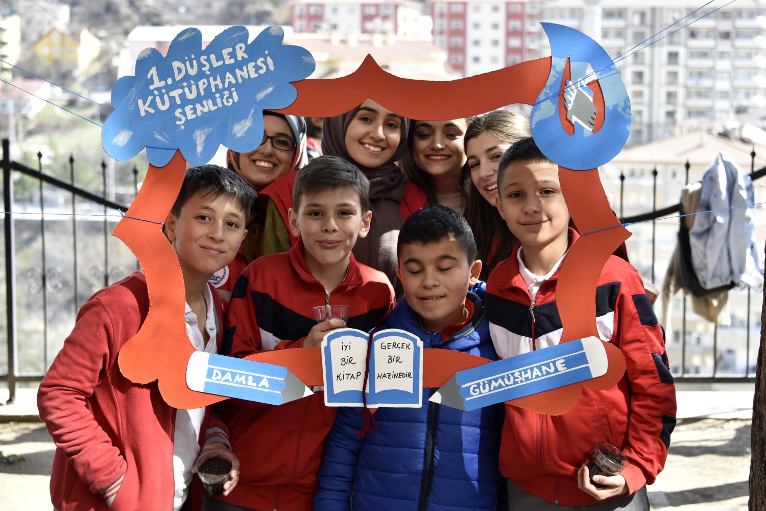 Damla Gönüllülerinden Gümüşhane'de 1.Düşler Kütüphanesi Şenliği 9