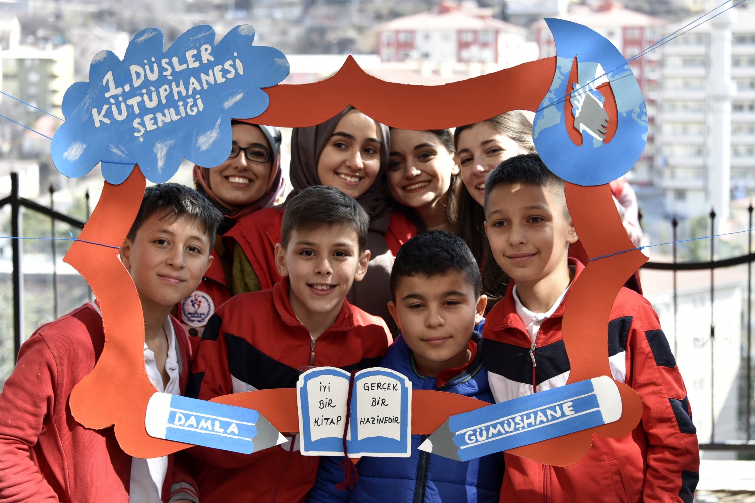 Damla Gönüllülerinden Gümüşhane'de 1.Düşler Kütüphanesi Şenliği 14