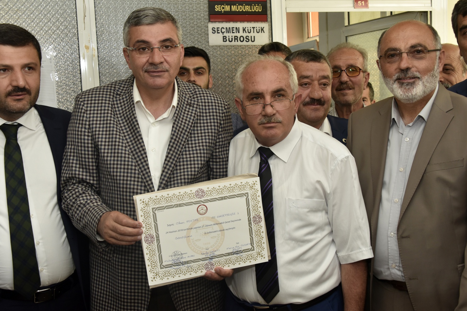 Gümüşhane Milletvekilleri Akgül ve Pektaş mazbatalarını aldı 1