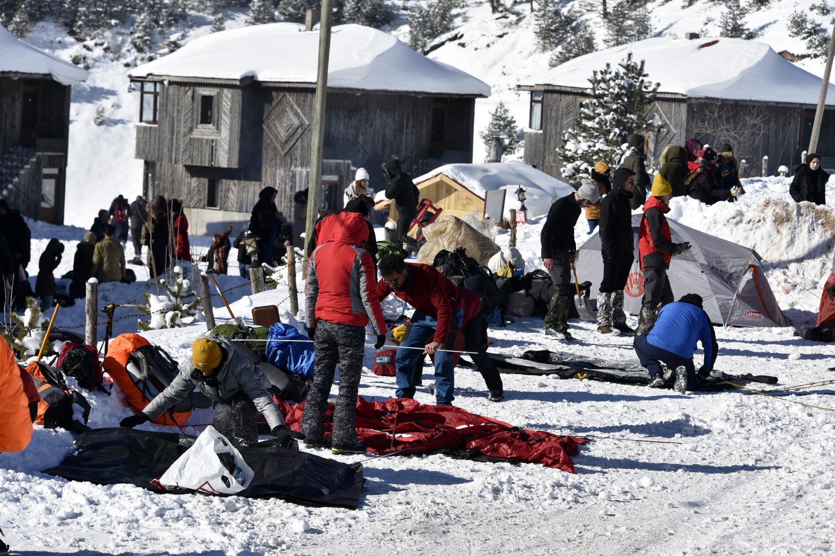 Dağcılar Zigana dağında kamp kurdu 6
