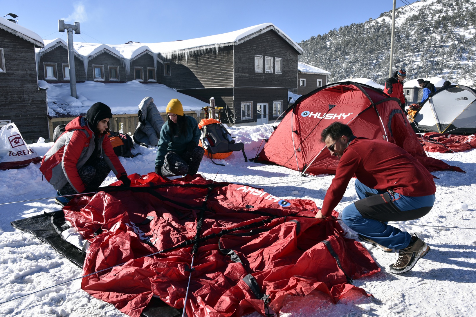 Dağcılar Zigana dağında kamp kurdu 10