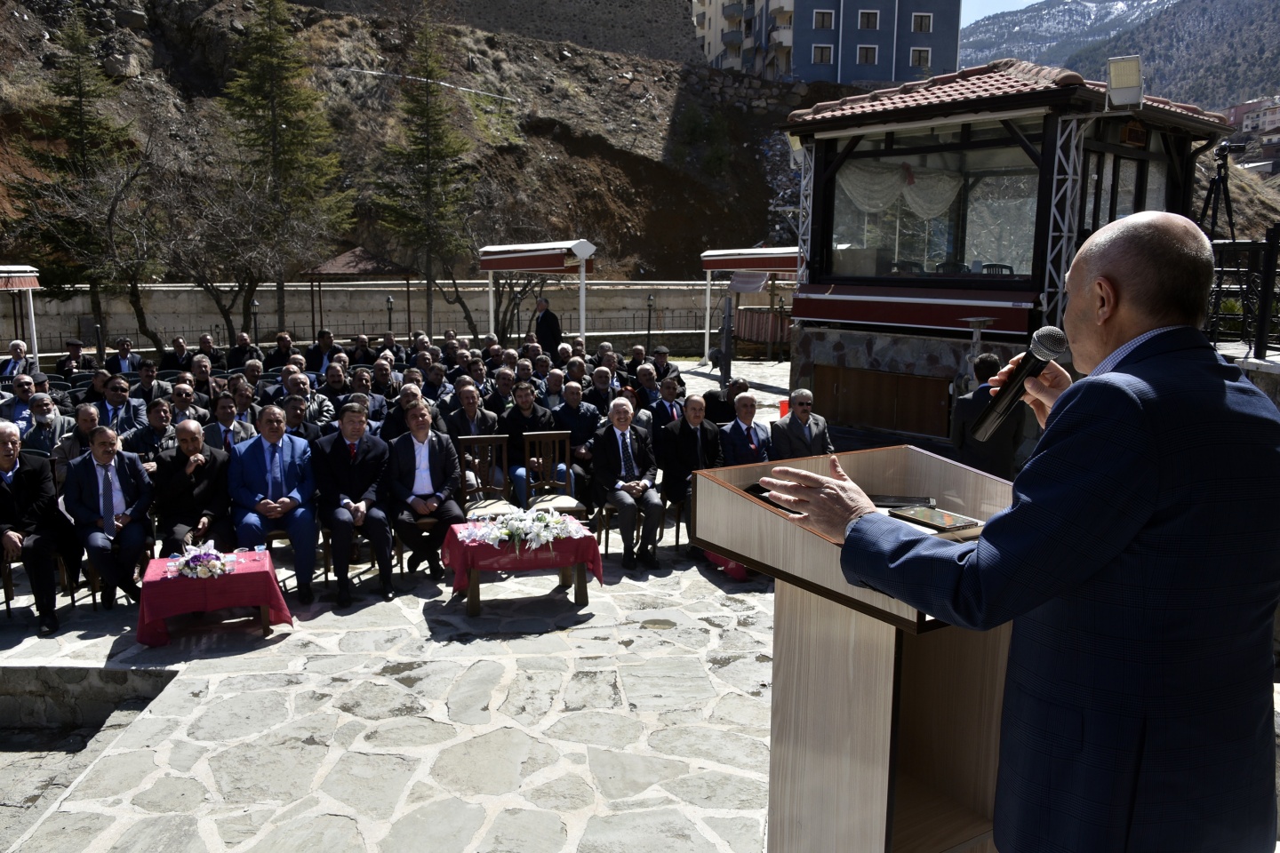 Gümüşhane Muhtarlar Derneği minibüsüne kavuştu 9