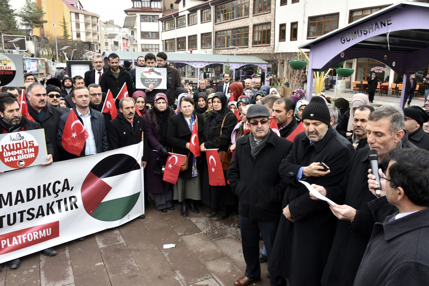 Gümüşhane’de STK’lar ABD'nin Kudüs kararını protesto etti 8