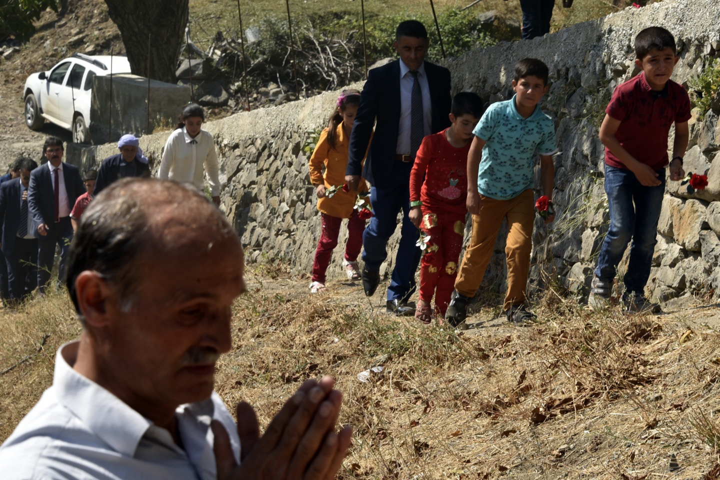 Şehit öğretmen Necmettin Yılmaz’ın öğrencilerinden ailesine taziye ziyareti 19