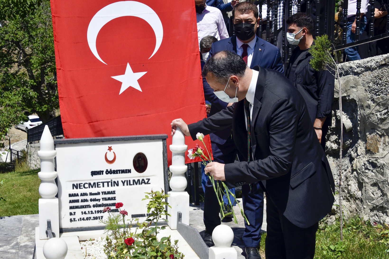 Necmettin Öğretmen şehadetinin 4.yılında kabri başında anıldı 23