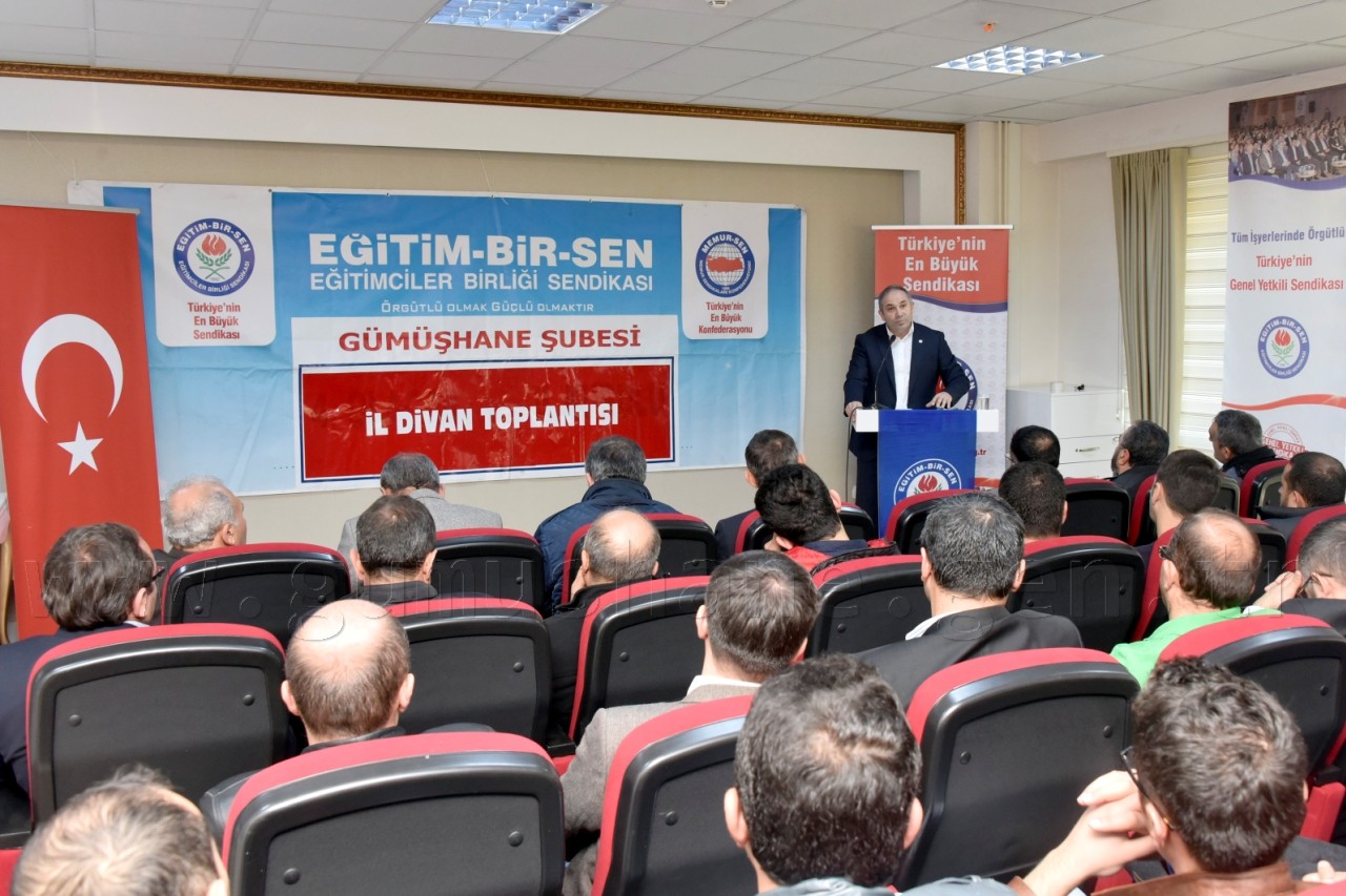 Gümüşhane'de Eğitim-Bir-Sen İl Divan Toplantısı Yapıldı 7