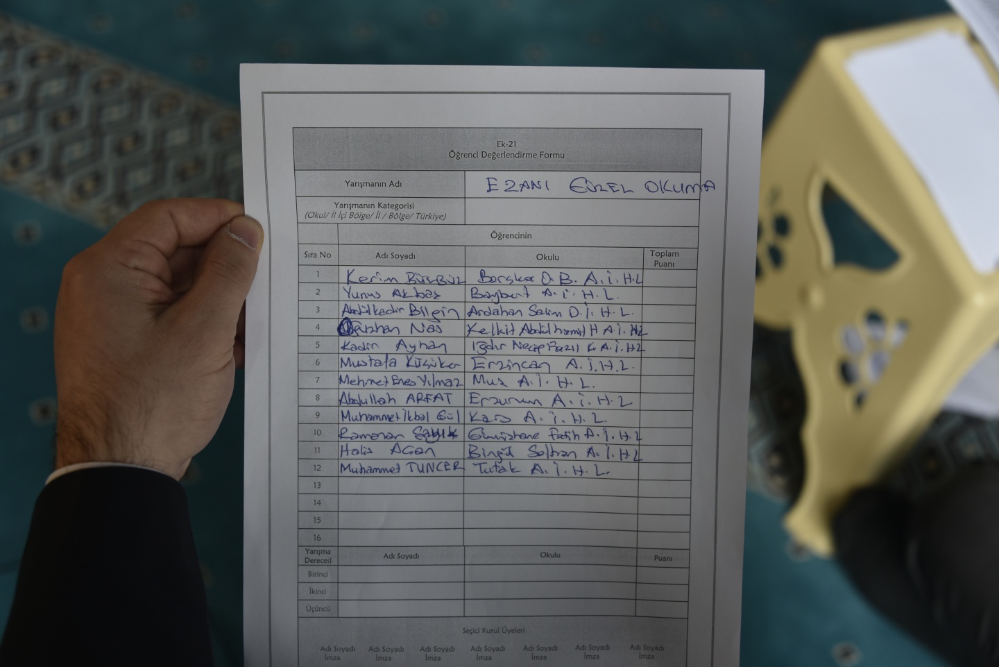 Ezan okuma ve Hafızlık bölge finalleri Gümüşhane’de yapıldı 34