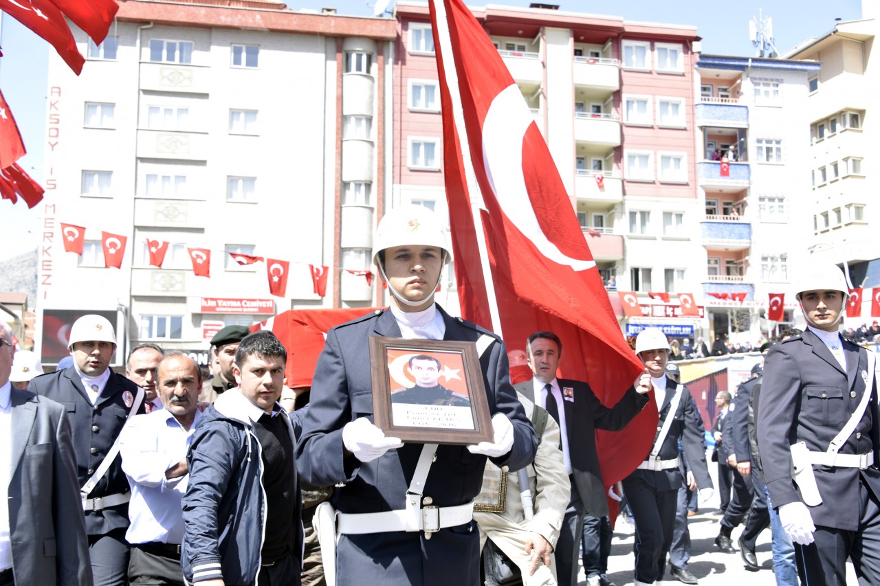 Gümüşhane Şehit Komiserini Uğurladı 1