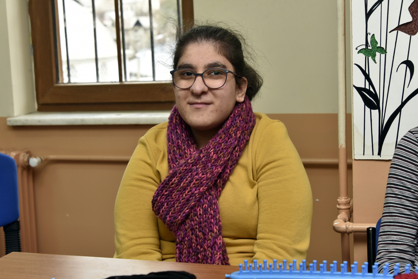 Engellerini örgü örerek aşıyorlar 16