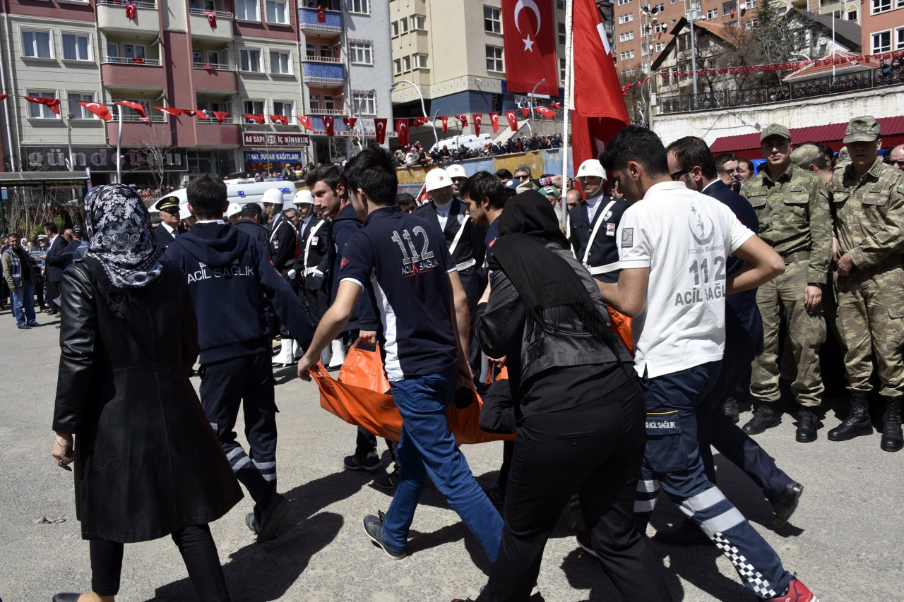 Gümüşhane Şehit Komiserini Uğurladı 11