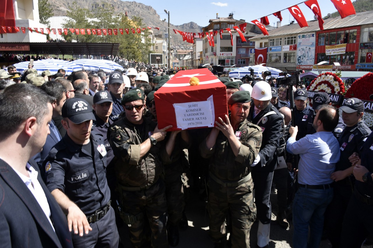 Gümüşhane Şehit Komiserini Uğurladı 30