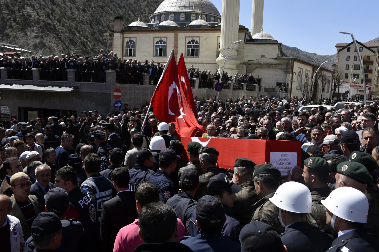 Gümüşhane Şehit Komiserini Uğurladı 31