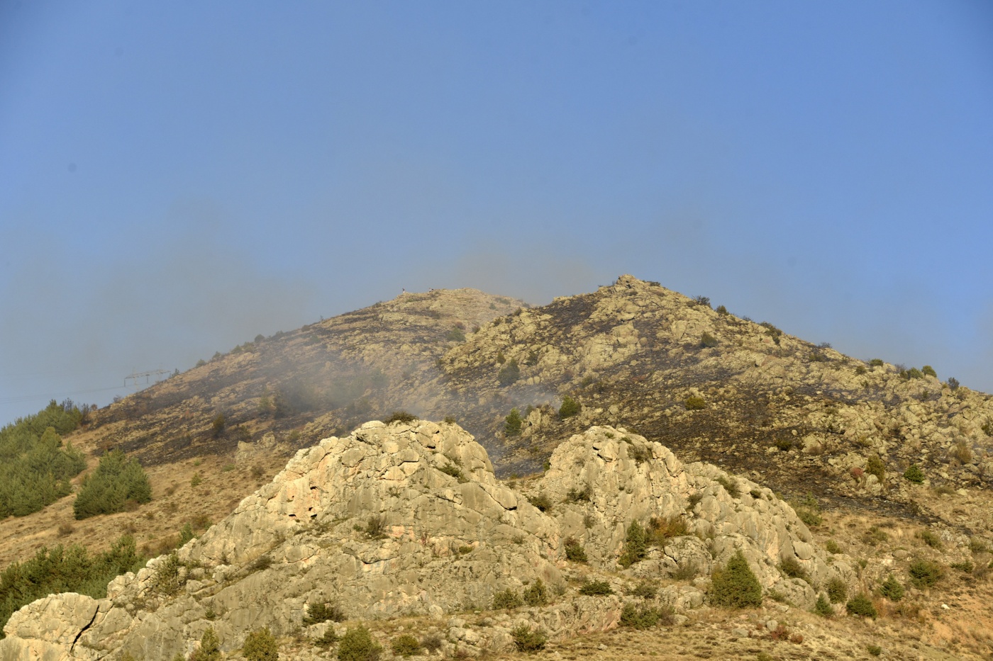 Gümüşhane’de iki ayrı orman ve örtü yangını 6