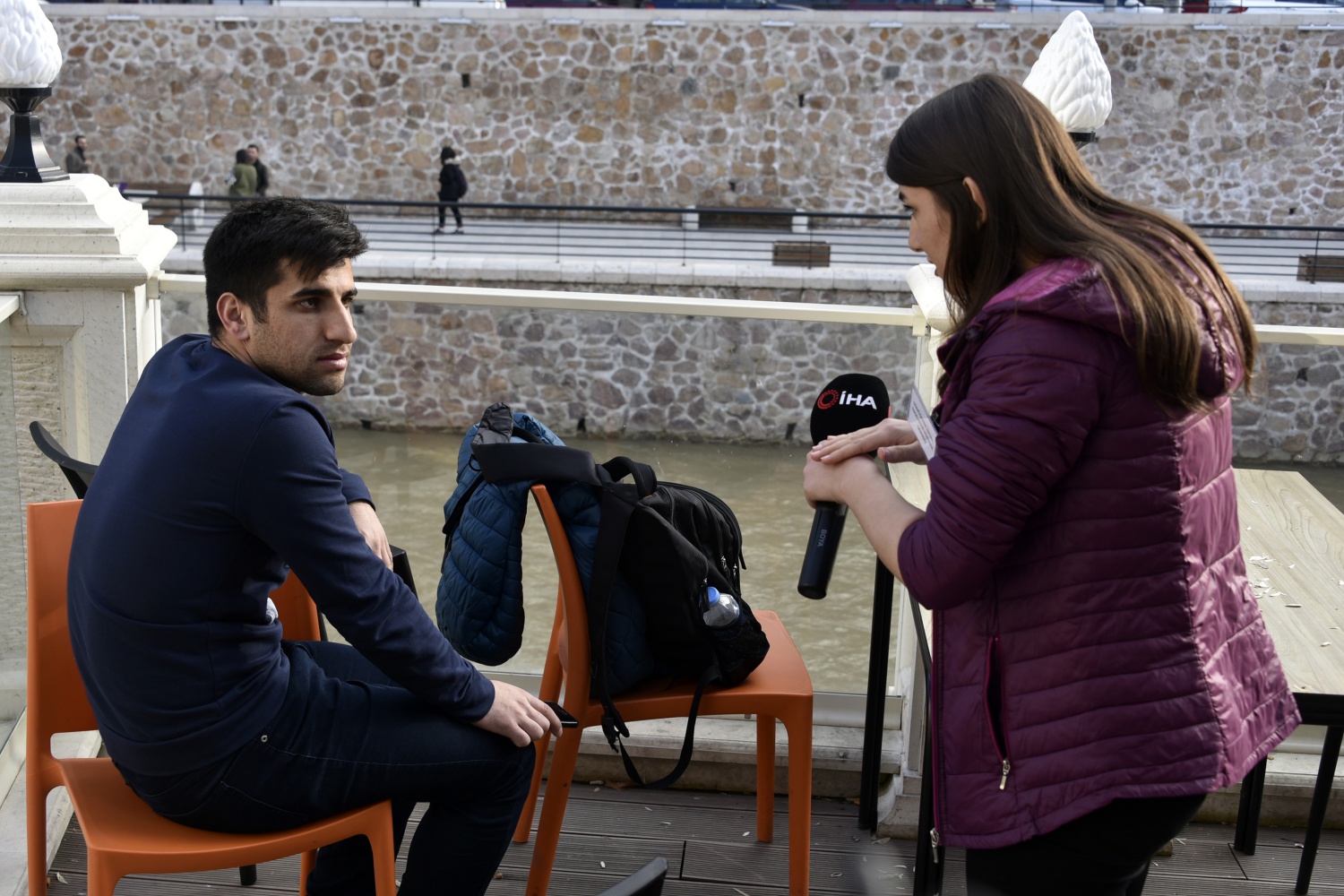 İşaret dili kursiyerlerinden Gümüşhane caddelerinde sosyal deney 7