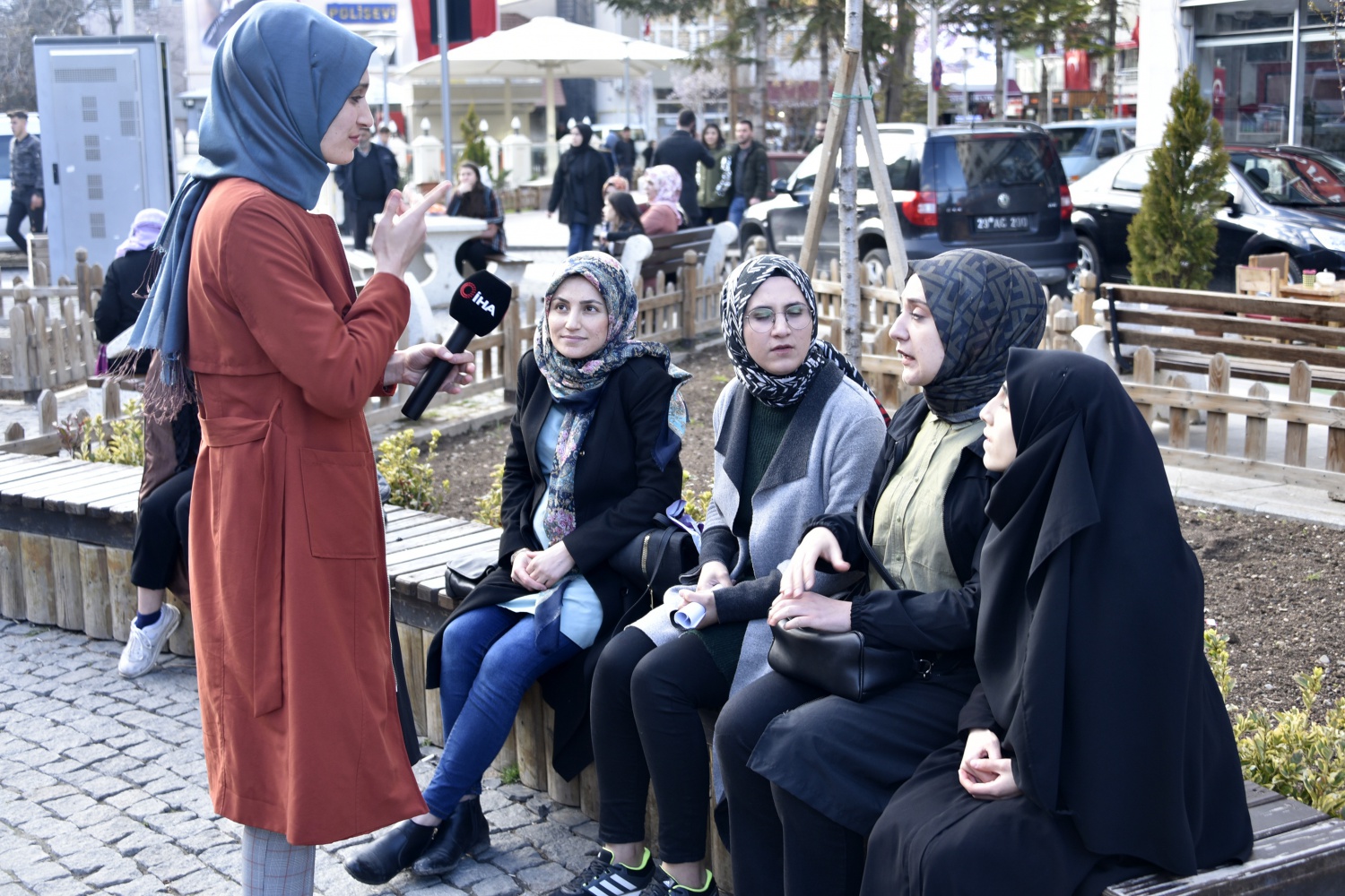 İşaret dili kursiyerlerinden Gümüşhane caddelerinde sosyal deney 11