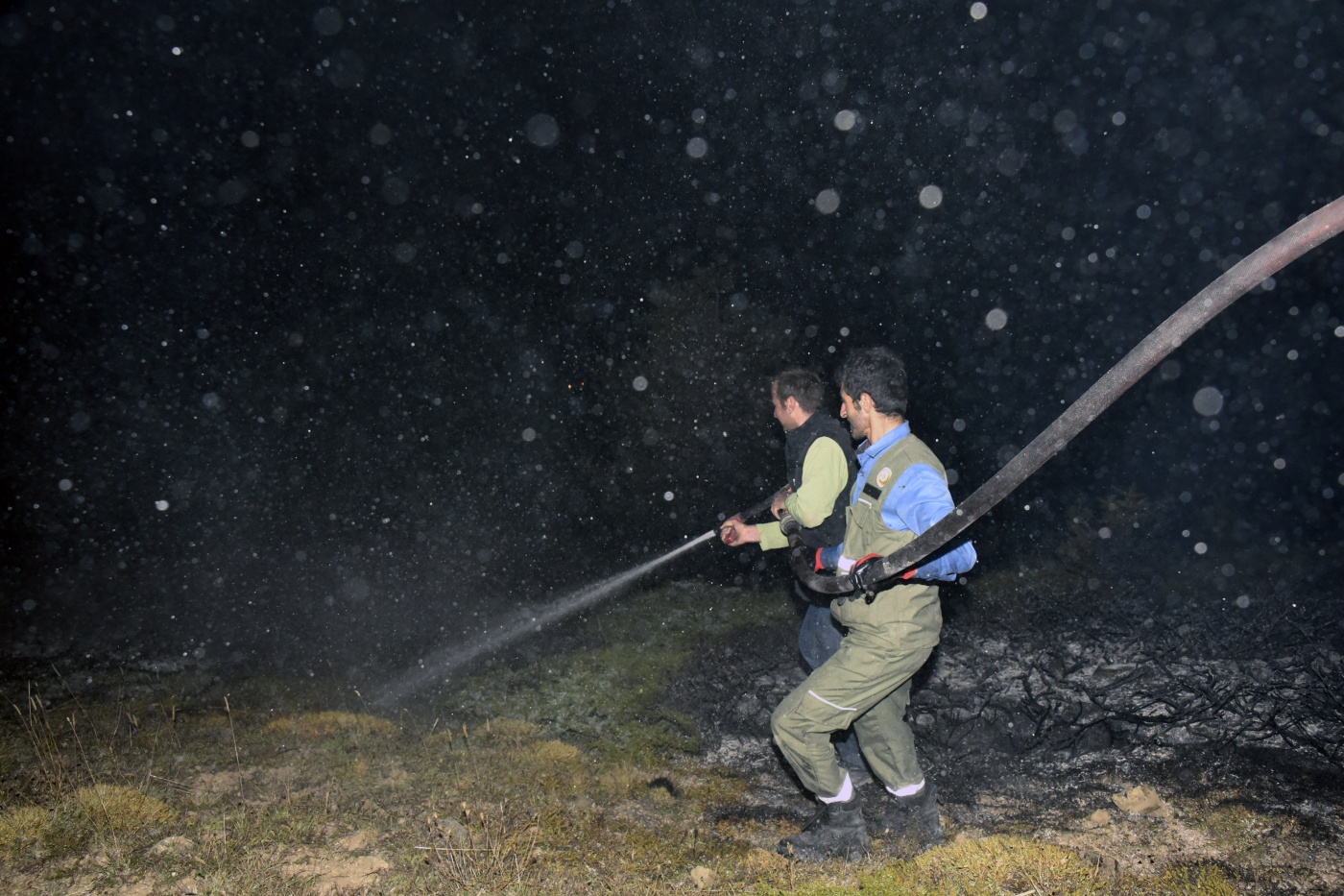 Gümüşhane’de iki ayrı orman ve örtü yangını 7