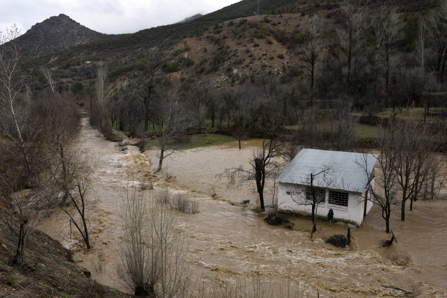 Gümüşhane’de yağmur dereleri taşırdı 5