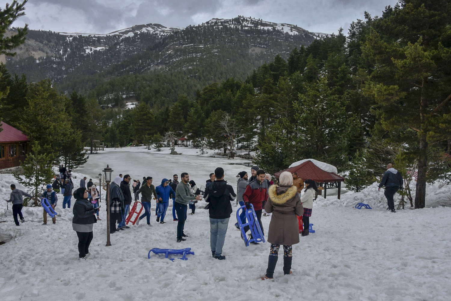 Limni gölünde sezon hızlı başladı 10