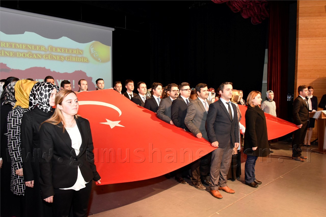 Gümüşhane'de 24 Kasım Öğretmenler Günü kutlandı 17