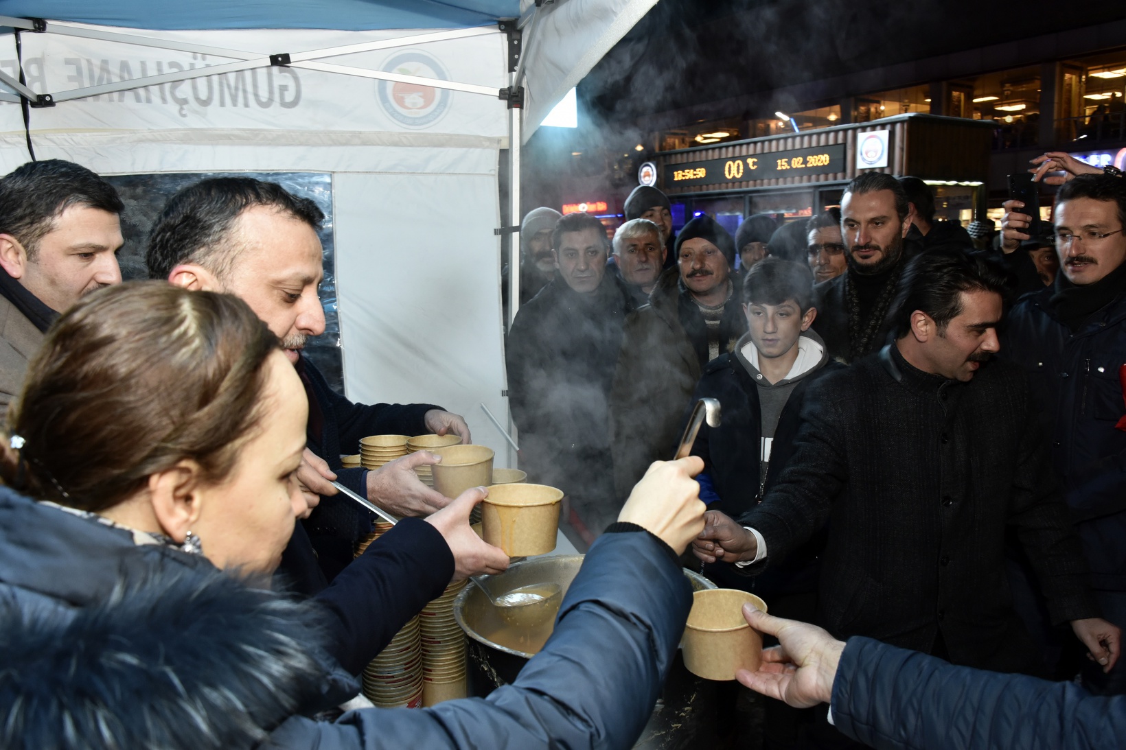 Gümüşhane’de eksi 5 derecede kurtuluş yürüyüşü 18