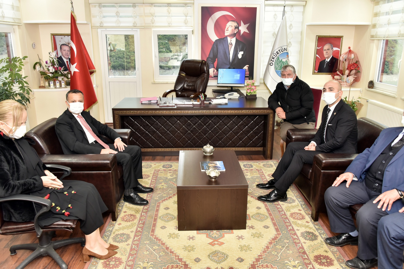 Vali Taşbilek Kürtün ilçesinde incelemelerde bulundu 16