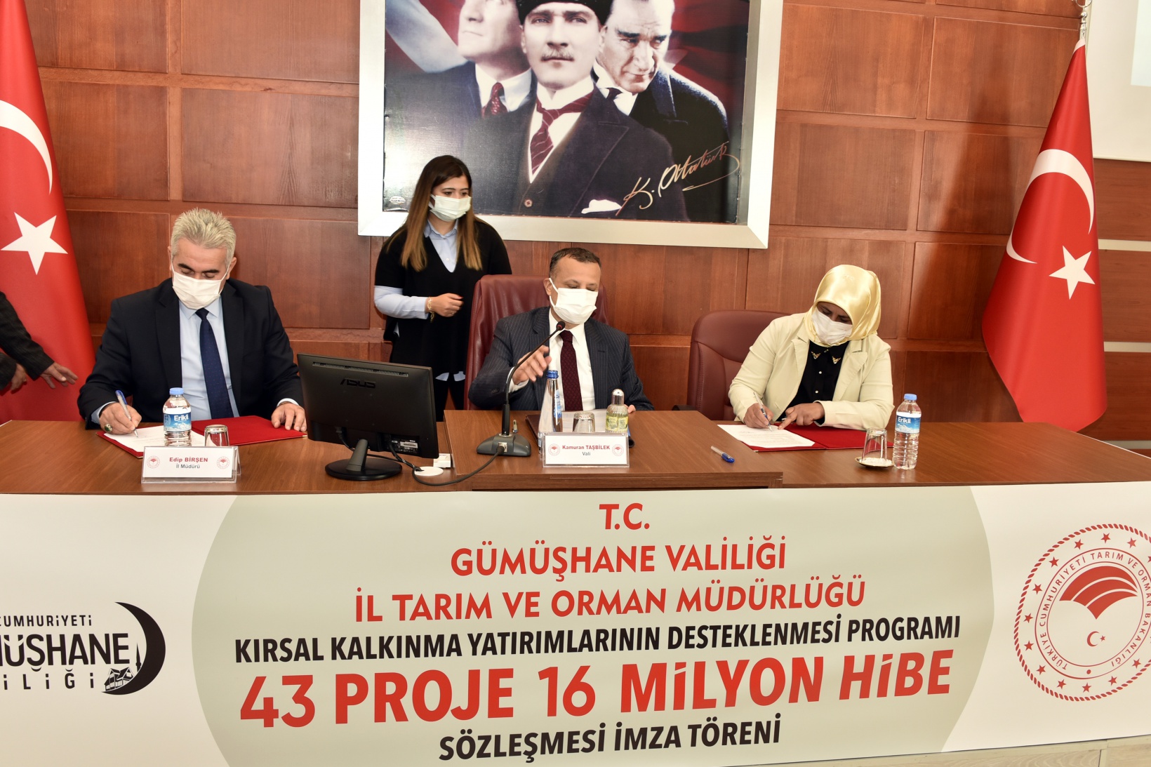 Gümüşhane’de 16 milyon hibe tutarlı projeler için imza töreni düzenlendi 29