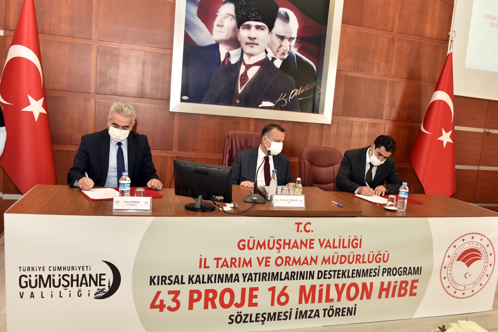Gümüşhane’de 16 milyon hibe tutarlı projeler için imza töreni düzenlendi 21