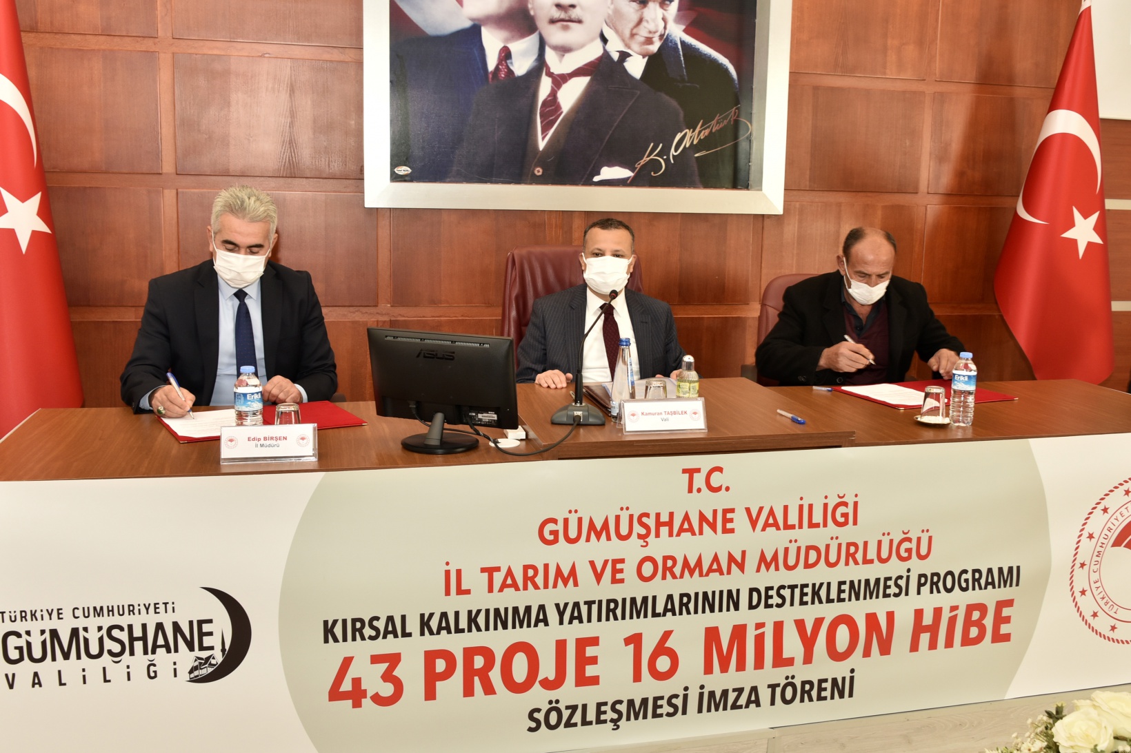 Gümüşhane’de 16 milyon hibe tutarlı projeler için imza töreni düzenlendi 5