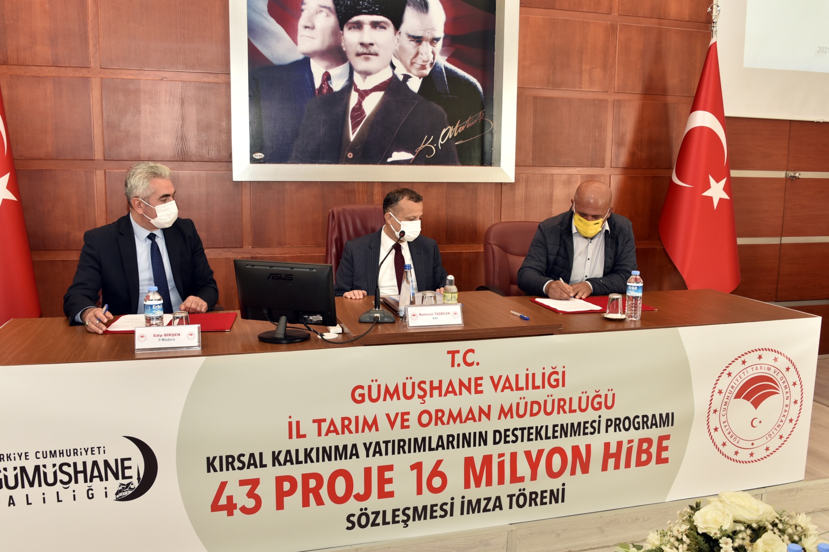 Gümüşhane’de 16 milyon hibe tutarlı projeler için imza töreni düzenlendi 11