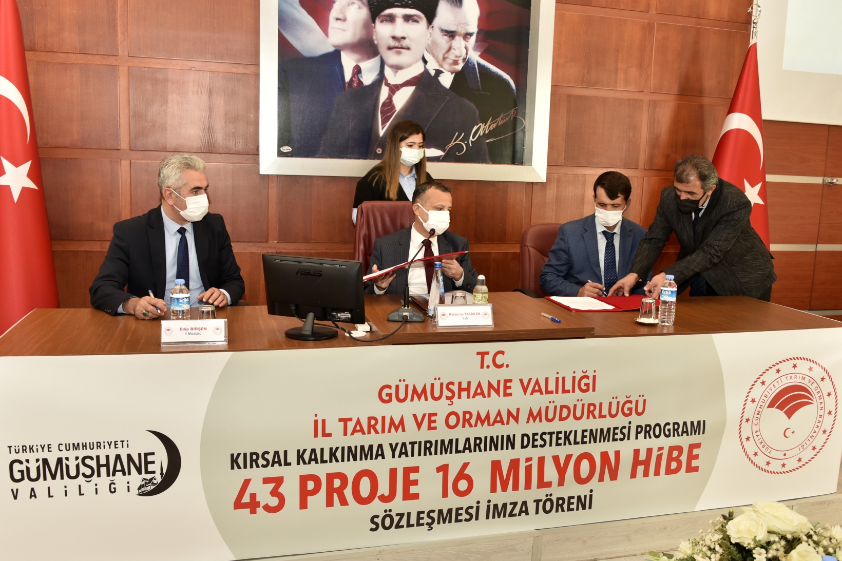 Gümüşhane’de 16 milyon hibe tutarlı projeler için imza töreni düzenlendi 4