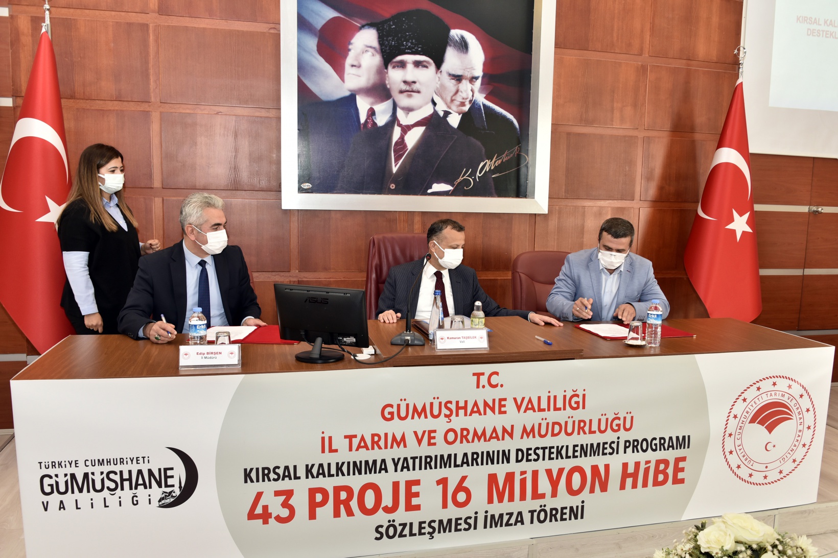 Gümüşhane’de 16 milyon hibe tutarlı projeler için imza töreni düzenlendi 8