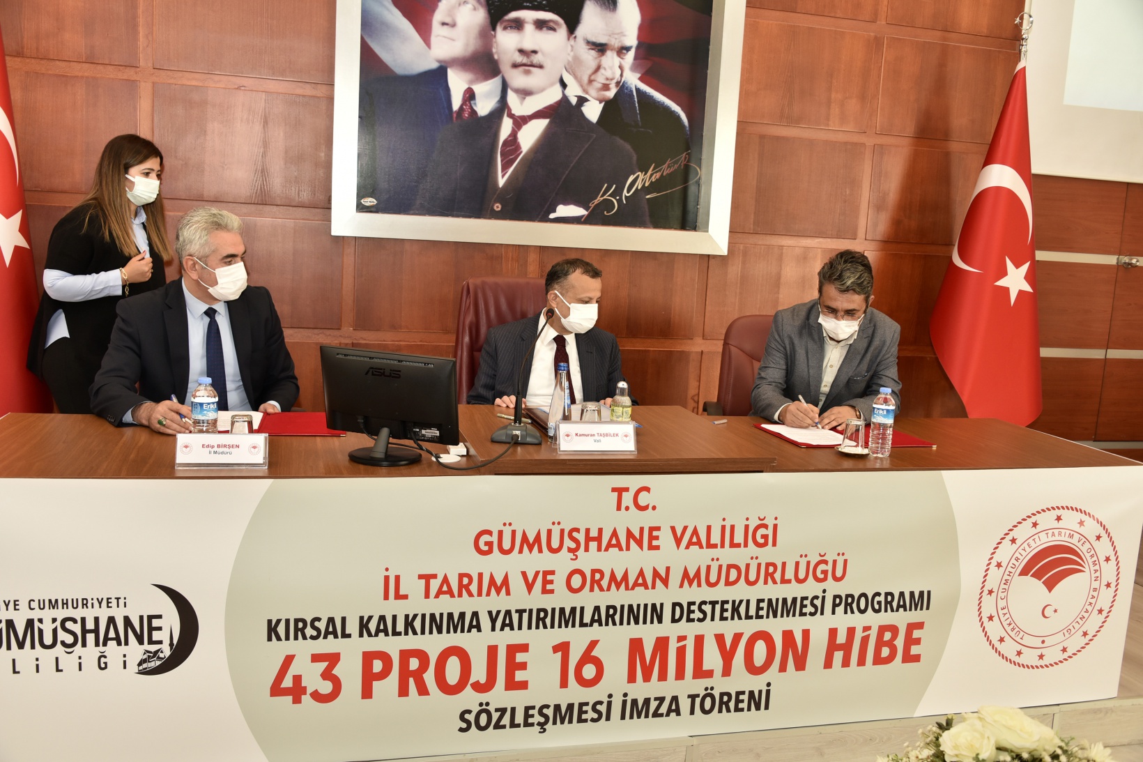 Gümüşhane’de 16 milyon hibe tutarlı projeler için imza töreni düzenlendi 33