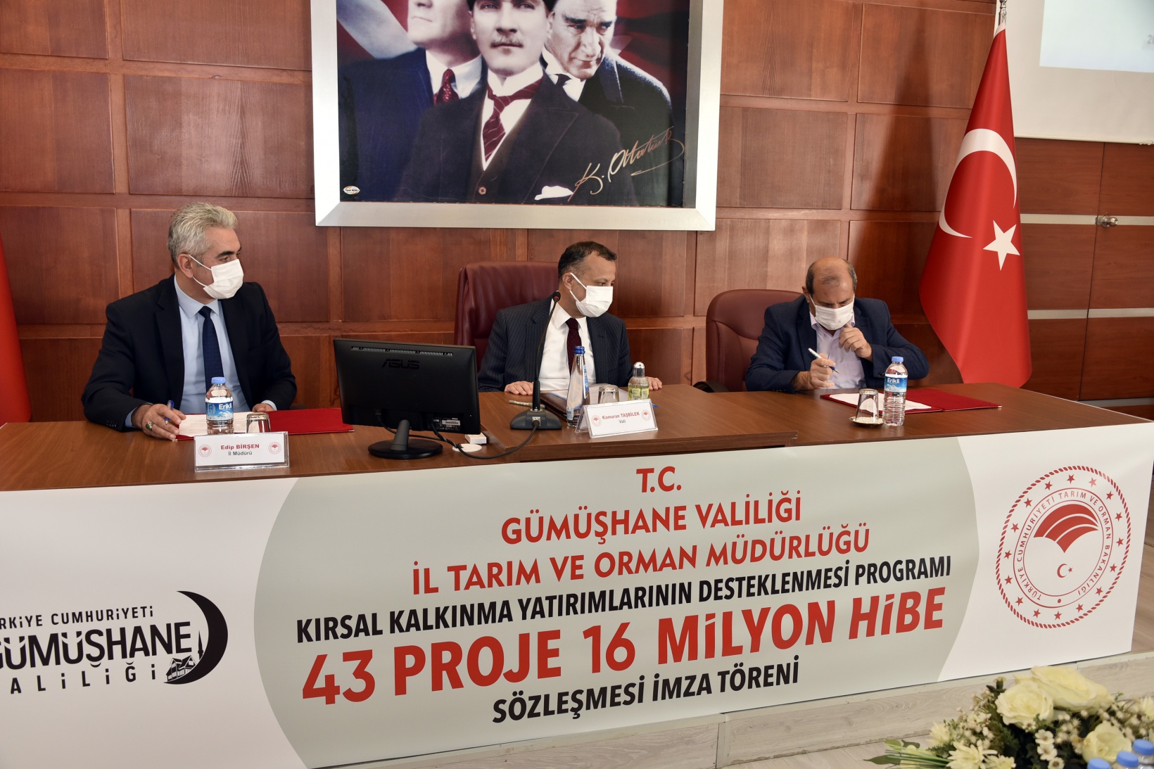 Gümüşhane’de 16 milyon hibe tutarlı projeler için imza töreni düzenlendi 9