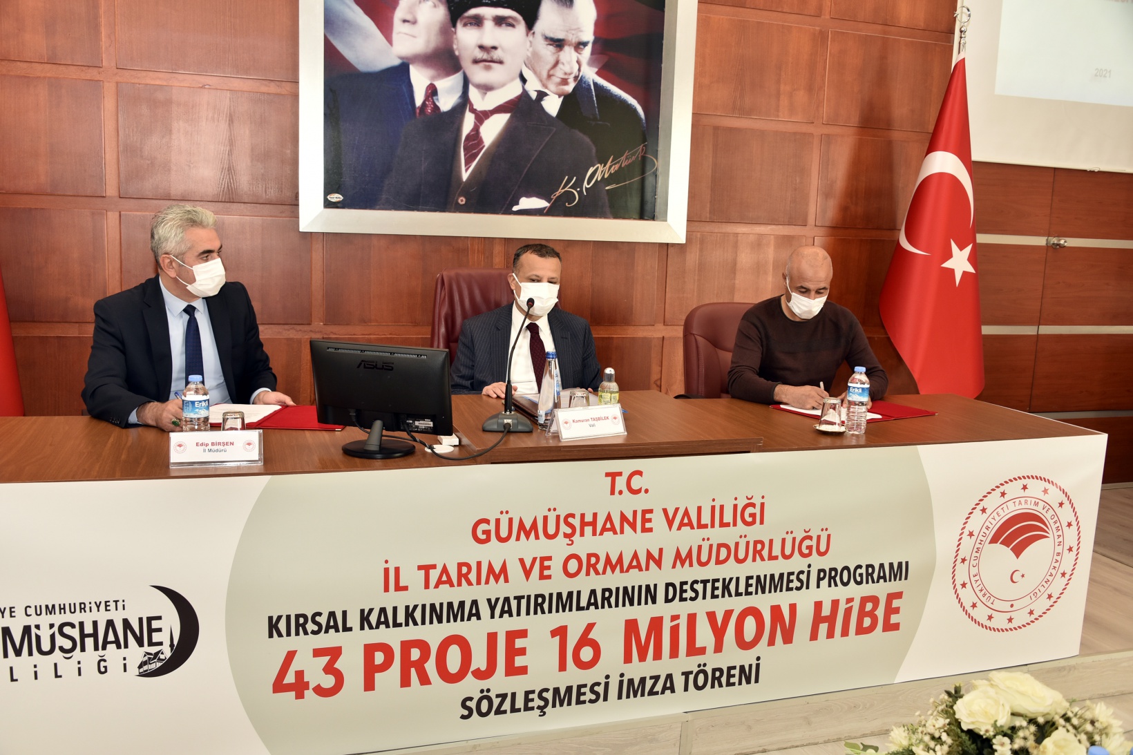 Gümüşhane’de 16 milyon hibe tutarlı projeler için imza töreni düzenlendi 10