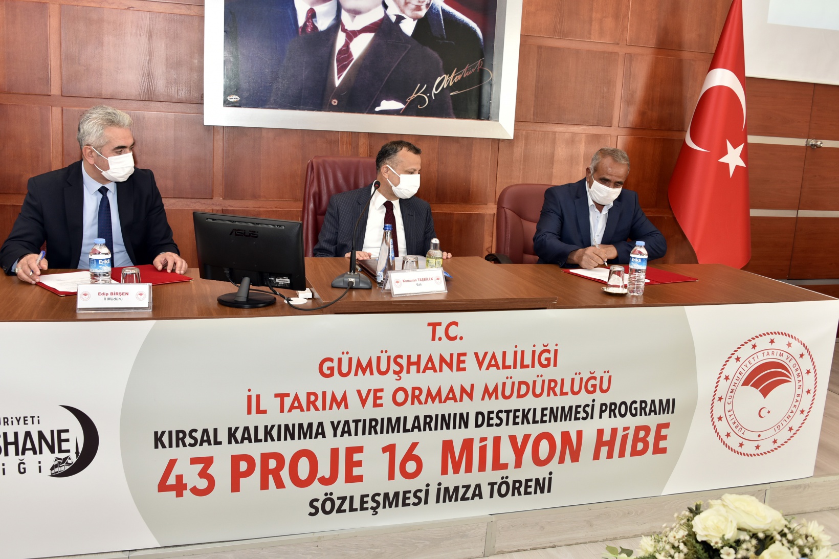 Gümüşhane’de 16 milyon hibe tutarlı projeler için imza töreni düzenlendi 18