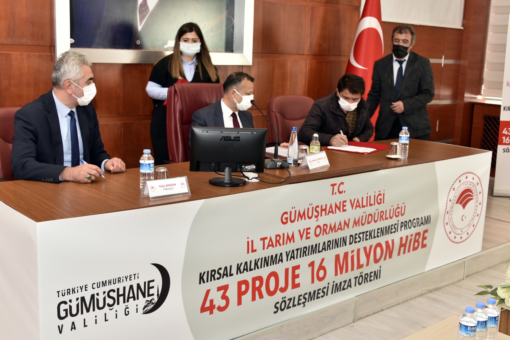Gümüşhane’de 16 milyon hibe tutarlı projeler için imza töreni düzenlendi 1