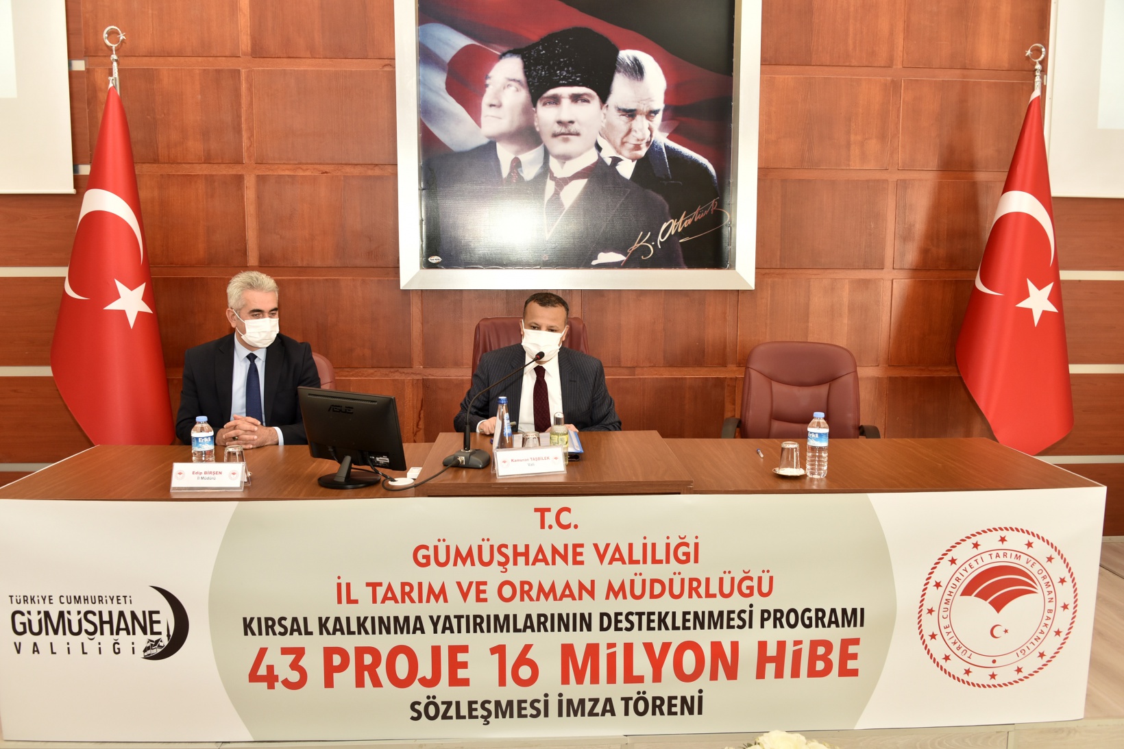 Gümüşhane’de 16 milyon hibe tutarlı projeler için imza töreni düzenlendi 7