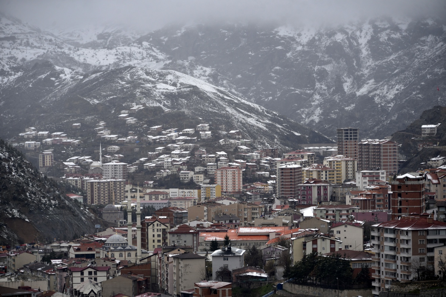 Gümüşhane 21 Nisan'da beyaza büründü 13