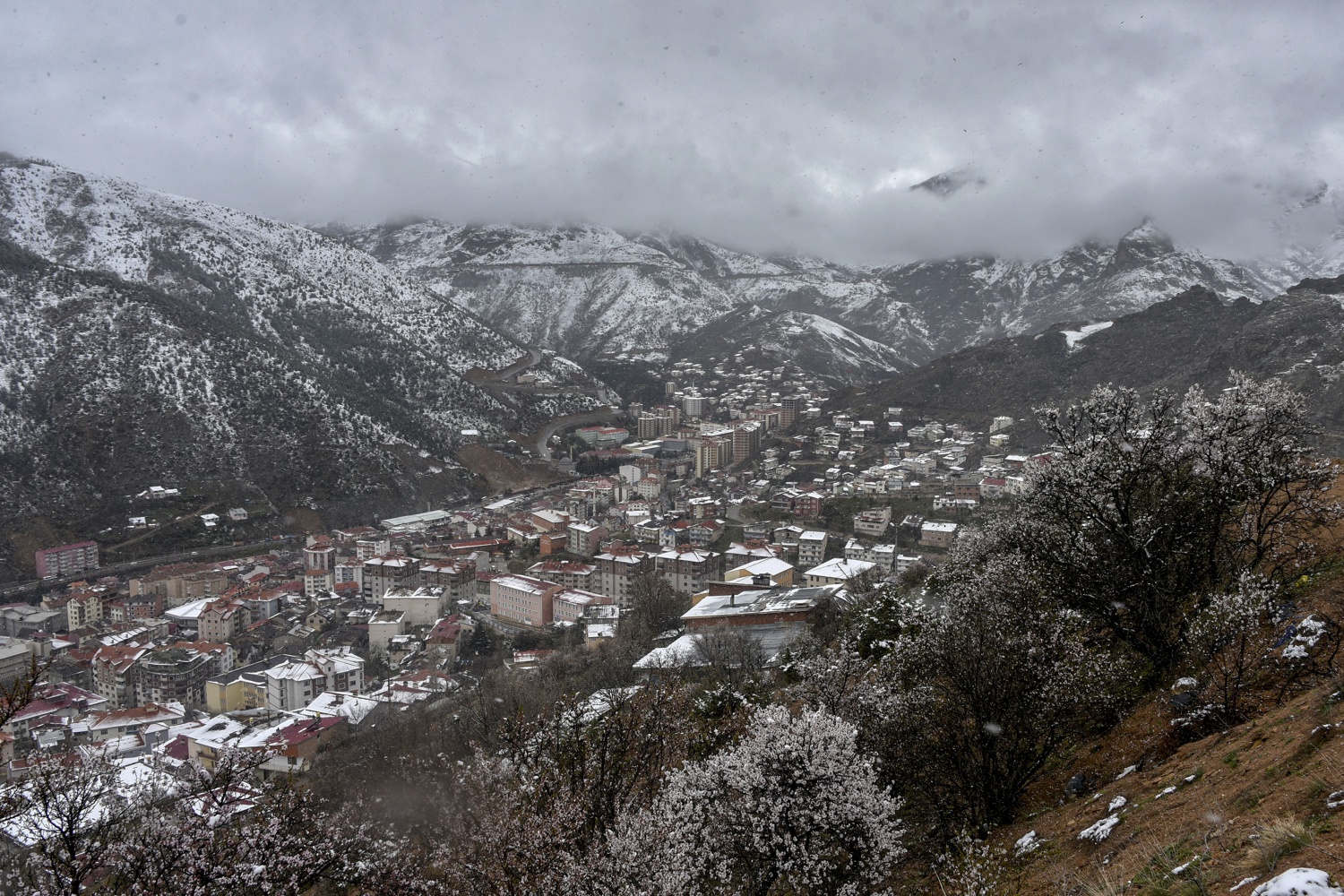 Gümüşhane 21 Nisan'da beyaza büründü 19