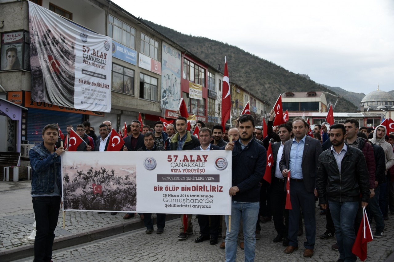 Gümüşhane’de 57.Alay’a Ahde Vefa Yürüyüşü 10
