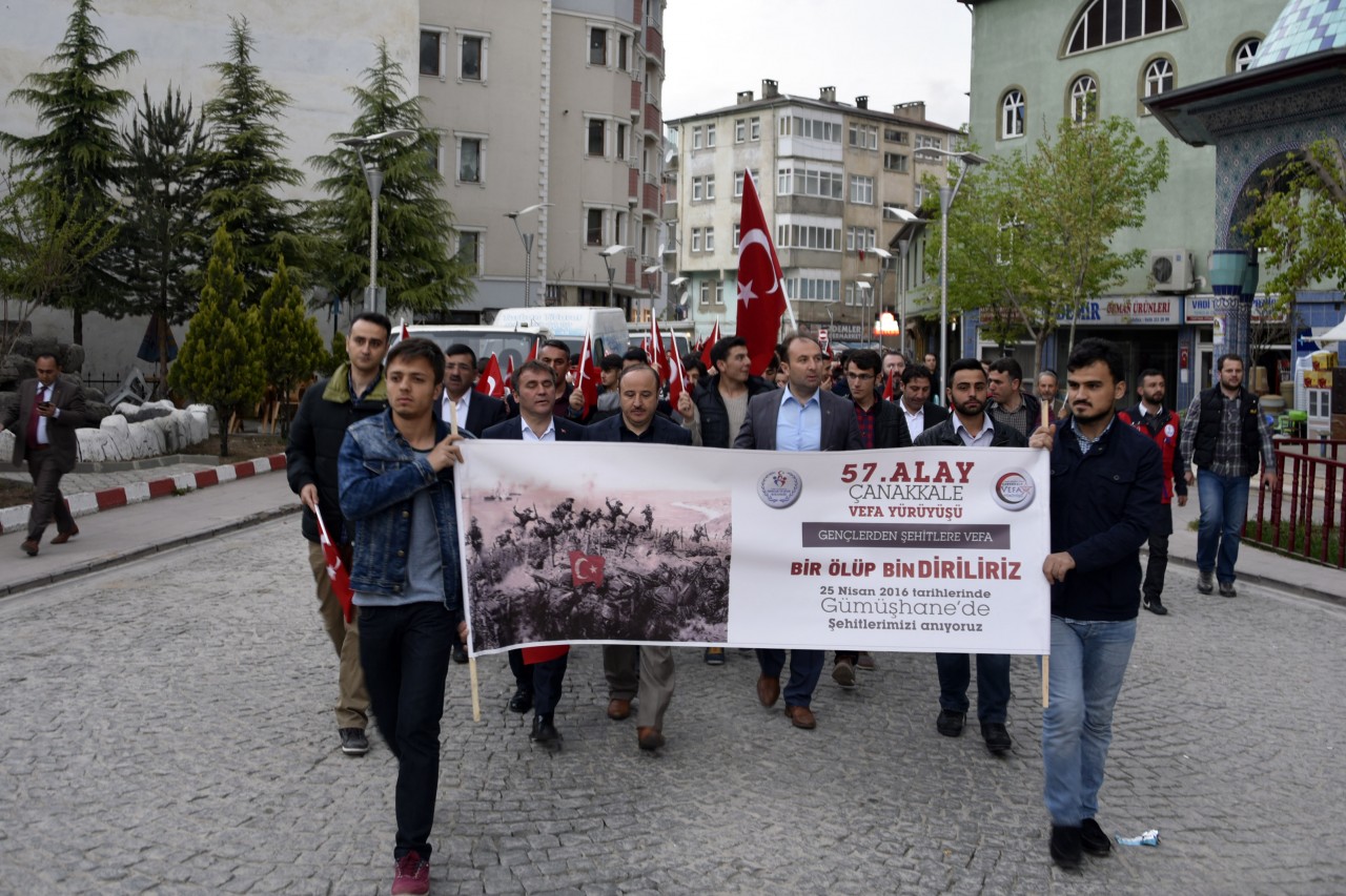 Gümüşhane’de 57.Alay’a Ahde Vefa Yürüyüşü 11