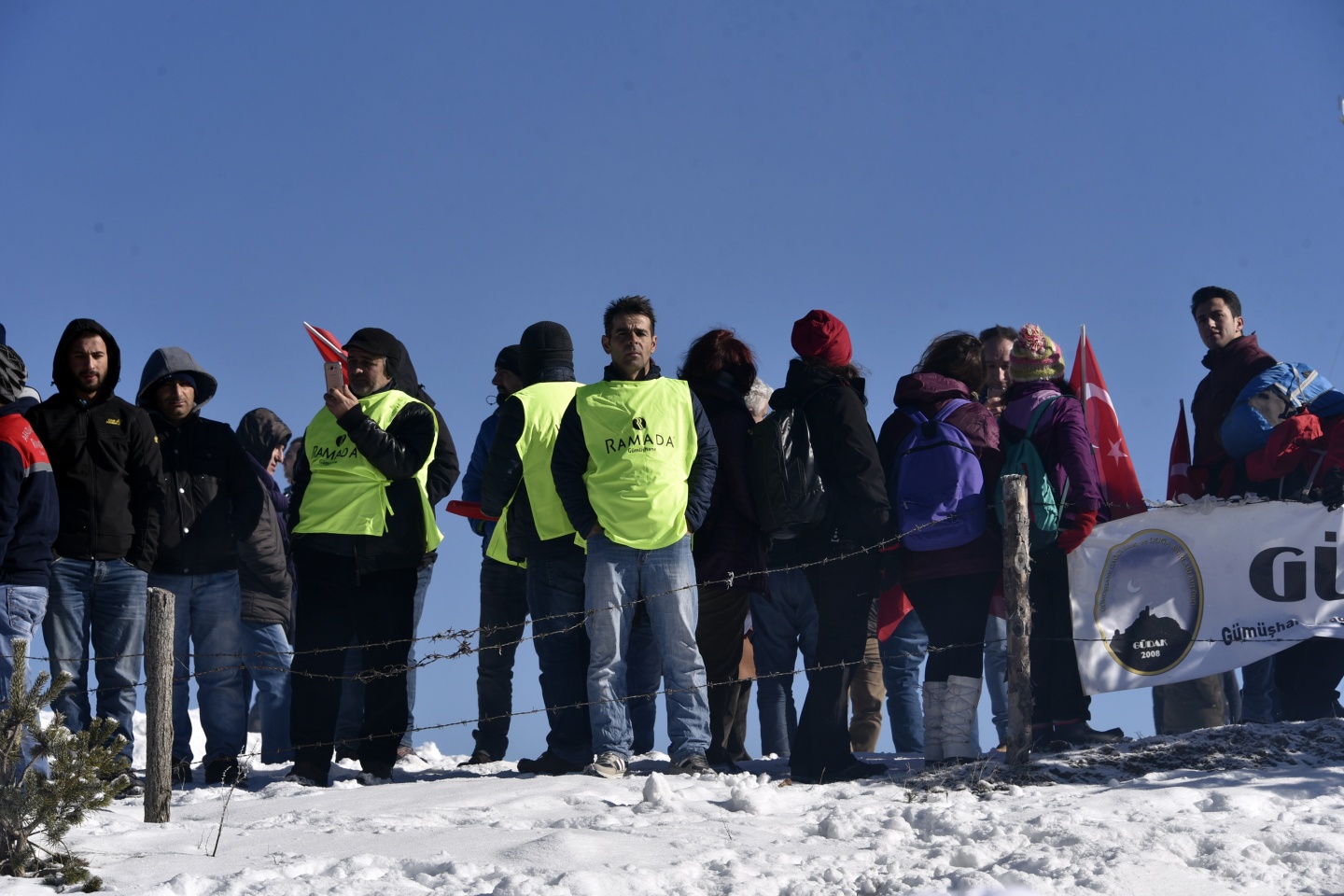 Gümüşhane, Zigana dağında eksi 4 derecede Sarıkamış şehitleri için yürüdü 69