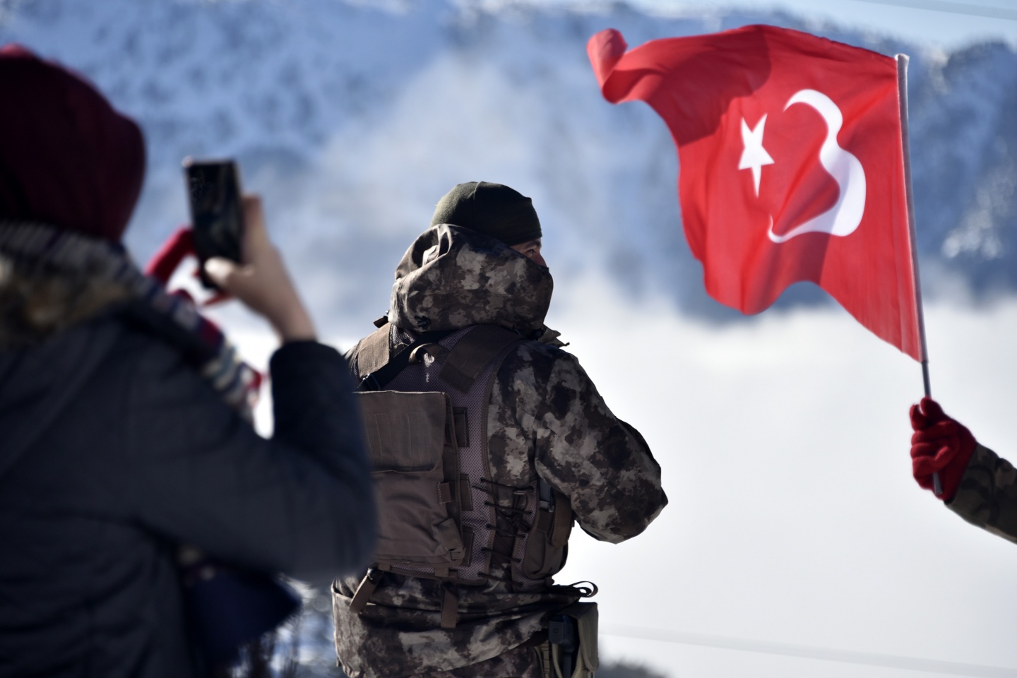 Gümüşhane, Zigana dağında eksi 4 derecede Sarıkamış şehitleri için yürüdü 66