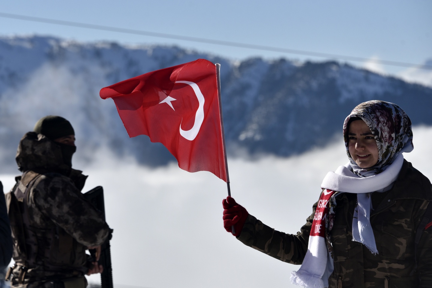 Gümüşhane, Zigana dağında eksi 4 derecede Sarıkamış şehitleri için yürüdü 72